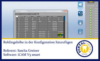 iCAM V5 smart - Neue Rohlinghöhen anlegen 
